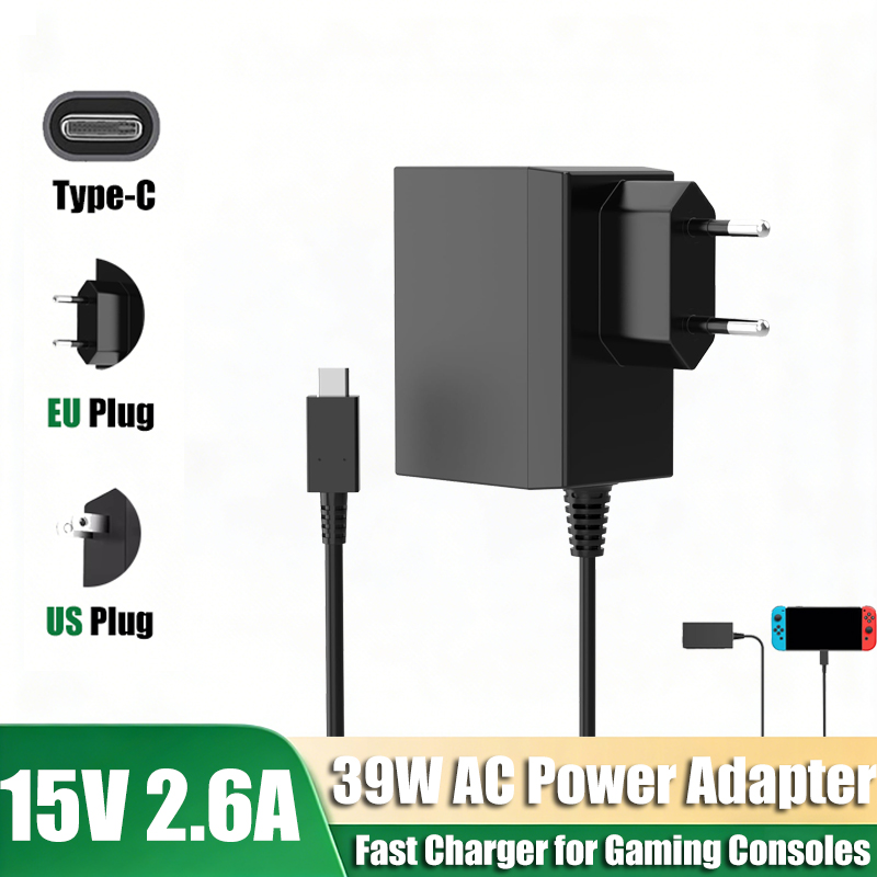 Gaming Console Type - Ładowarka AC 100–240V Type-C 15V 2.6A