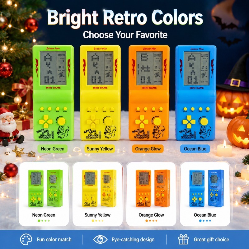 Gaming Console Years - 4-calowy duży ekran, retro przenośna konsola