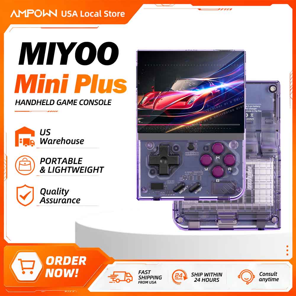 Gaming Console Type - Konsola retro Miyoo Mini+ z ekranem