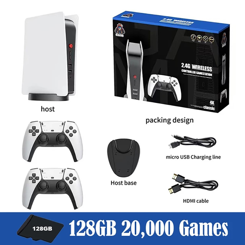 Gaming Console Gs5 - Wbudowana 15000 gier Play Station5 Telewizja