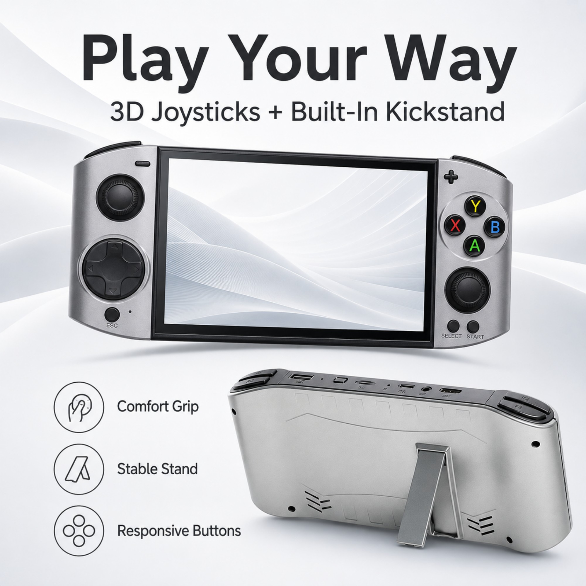 09 Ultra 5.1-calowa przenośna  – Gaming Console Type recenzja i cena