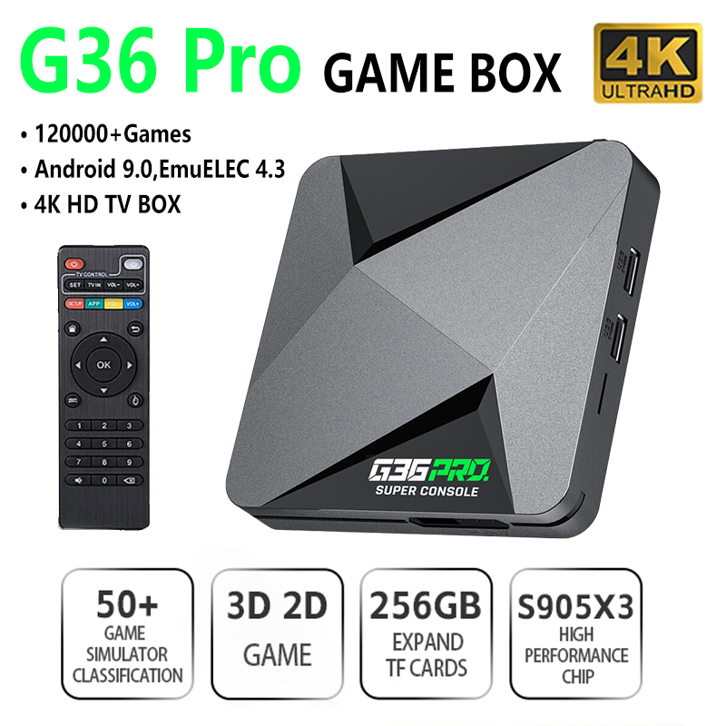 Super Game Box G36 Pro 128G 4K – Gaming Console Gs5 recenzja i cena