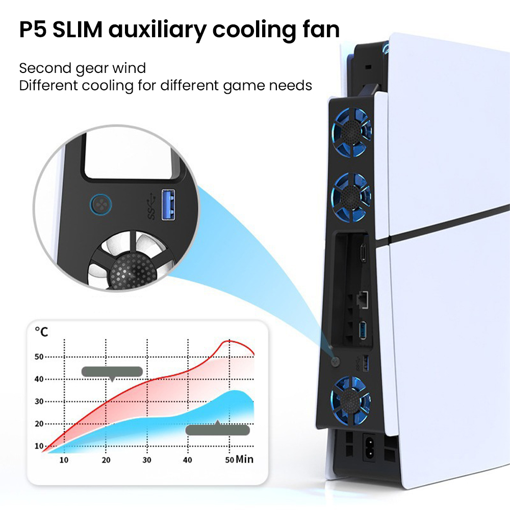 Wentylator chłodzący do gier W – Sony Console Ps5 Slim recenzja i cena