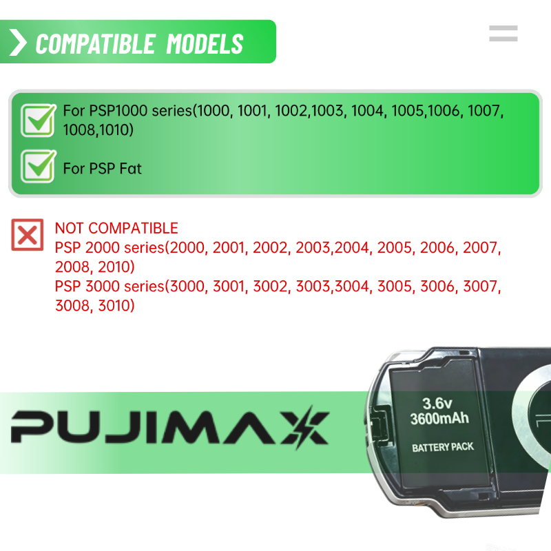 PUJIMAX 3600mAh 3.6V Nowy Akum – Gaming Console New recenzja i cena