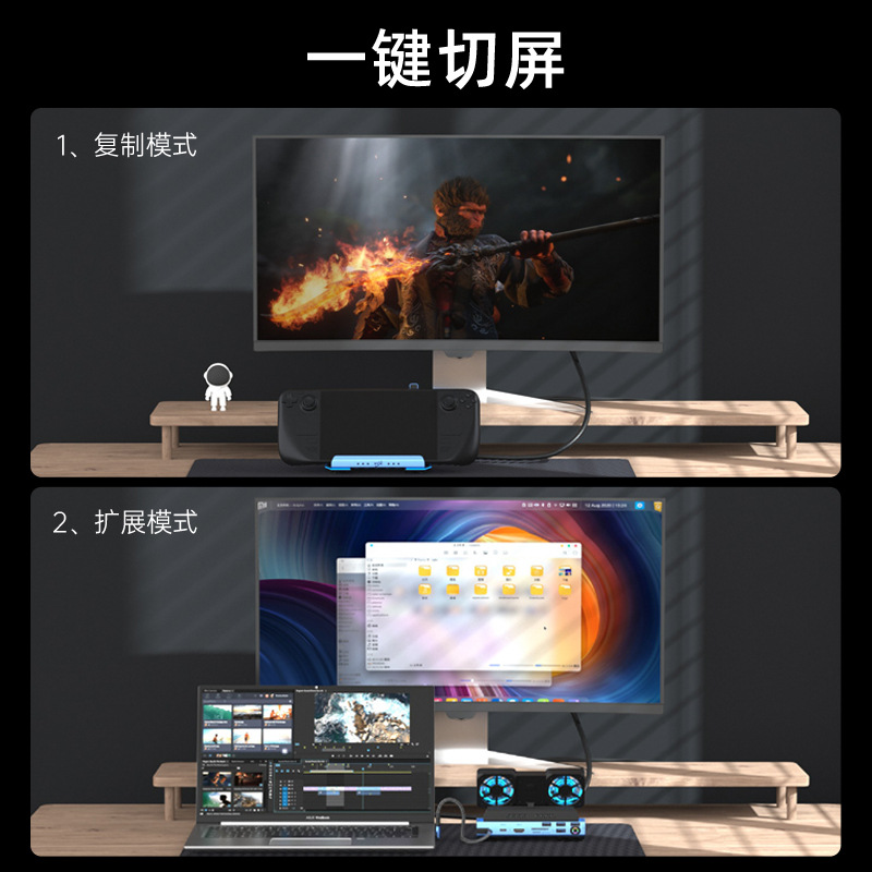 Stacja dokująca USB-C z podwój – Gaming Console Type recenzja i cena
