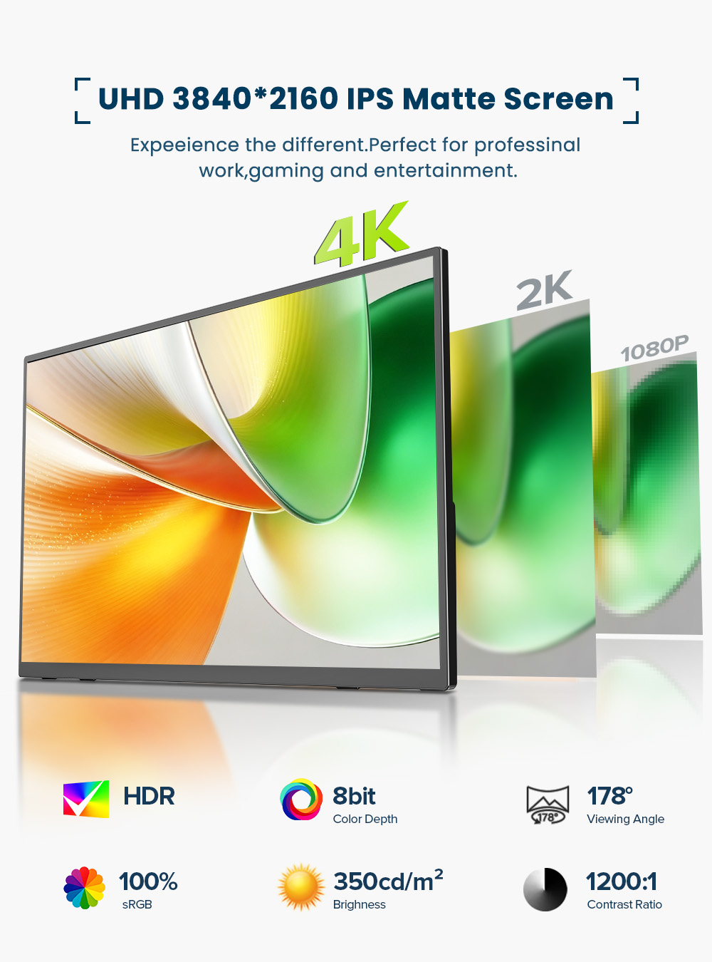 EVICIV 4K przenośny monitor 10 – Gaming Console Type recenzja i cena